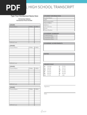 AOP Transcript Digital