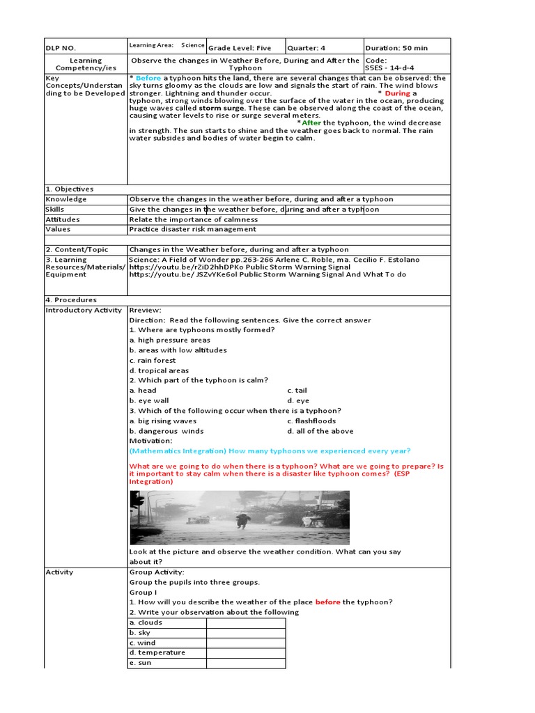 DLP Science New | PDF | Tropical Cyclones | Storms