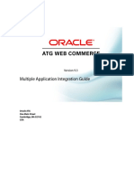 Multiple Application Integration Guide: Oracle ATG One Main Street Cambridge, MA 02142 USA