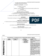 Planificación estratégica colectivo chamacuero