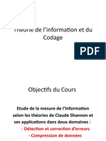 Théorie de L - Information Et Du Codage - Chapitre 1