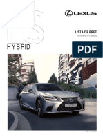 Lexus LS 500h MY22 - Lista de Pret - v.07 2022