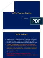 Traffic Volume Studies: DR Rawid