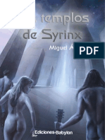 Ediciones Babylon: primeras páginas de Los templos de Syrinx