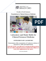 CLS4006 - Supplementary Lab Tartrazine