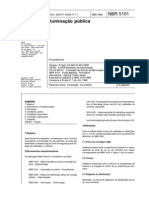 Procedimentos para a medição de luminosidade e calibração de lâmpadas