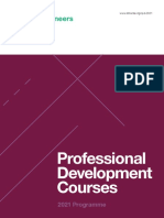Professional Development Courses: 2021 Programme