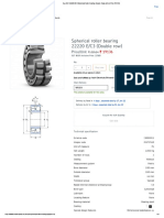 Spherical Roller Bearing 22220 E/C3 (Double Row) : Price/Unit