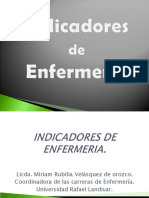 Indicadores de Enfermeria 2014.