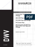 Plastic Pipe Fittings DC-DWV