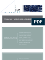 Training Portfolio - The Prism Services New