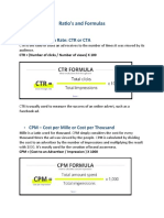 Ratio's and Formulas