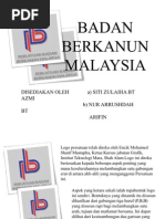 Badan Berkanun Di Malaysia