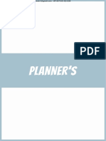 Planner's (Bônus)