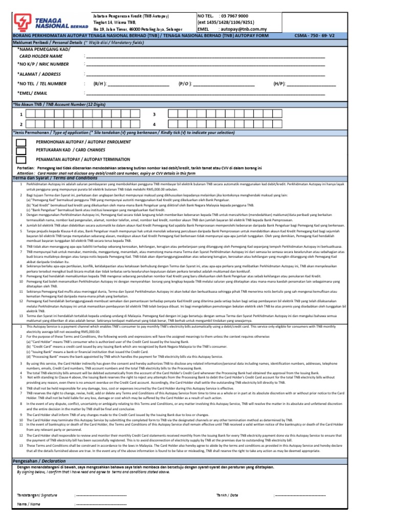 Autopay Form PDF