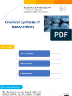 Sri Ramakrishna Engineering College: Chemical Synthesis of Nanoparticles
