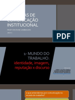 Comunicação empresarial e construção da reputação