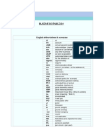 English Abbreviations and Acronyms