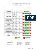 (Cardiovasculare Şi Cerebrovasculare) Buletin de Analiza: Rezultatele Testarii Actuale