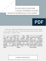 Inter-Relații Osteo-Vasculare-nervoase În Etajul Posterior Al Bazei Craniului