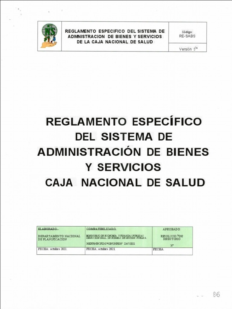 Sabs (1) 123 | PDF | Regulación | Administración Pública