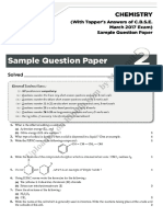 Cbse Sample Question Papers For Class 12 Chemistry 2 Solved