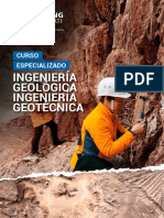 Cursos Especializados - Area Ingenieria Geologica Ingenieria Geotecnica