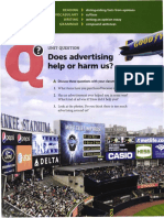 Does Advertising Help or Harn, Us?: Unit Question