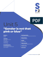 Unit 5: "Gender Is Not That Pink or Blue"