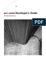 API Drive Developer's Guide: On-Demand Access