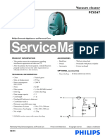 Service Manual: Vacuum Cleaner FC8347