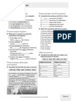 Grammar: Present Simple: Affirmative Present Simple: Yes/No Questions