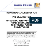 PCC Pre Qualification Guideline Sept06
