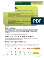 13.3 Real Numbers & Normalized Floating-Point