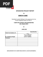 Simon-Game: Integrated Project Report