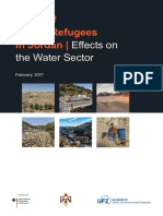 2021 - Influx of Syrian Refugees in Jordan - Effects On The Water Sector