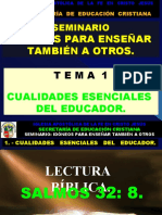 1.cualidades Del Educador