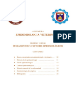 Epidemiología Veterinaria Fundamentos Factores