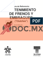 Mantenimiento de Frenos y Embragues