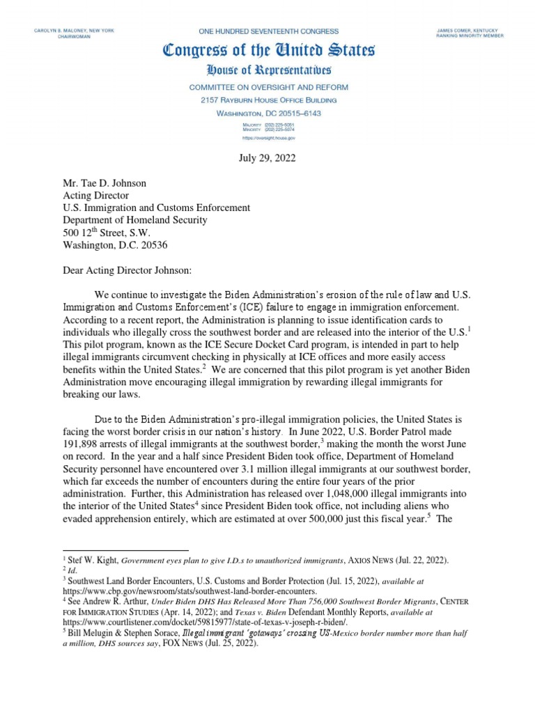 A Million, DHS Sources Say, FOX | PDF | U.S. Immigration And Customs ...