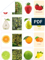Cards Frutas e Plantações