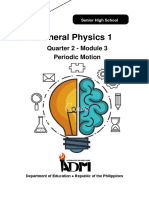 General Physics 1: Quarter 2 - Module 3 Periodic Motion