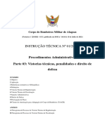 Procedimentos de vistoria e penalidades