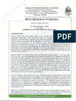 DECRETO MUNICIPAL N° 09-2021 (REGLAMENTACION A LA LEY MUNICIPAL N° 26-2020