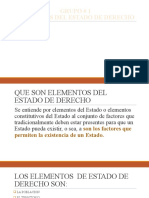 Elementos Del Estado de Derecho Diapositiva