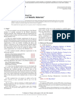 Brinell Hardness of Metallic Materials: Standard Test Method For