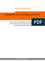 Esting 40 and 100 Gbps Ethernet: Application Note