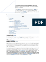 Energía hidráulica: aprovechamiento de la energía del agua