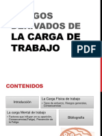 Riesgos de la carga de trabajo: física y mental