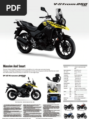 Suzuki V Strom DL 250 | PDF | Anti Lock Braking System | Brake